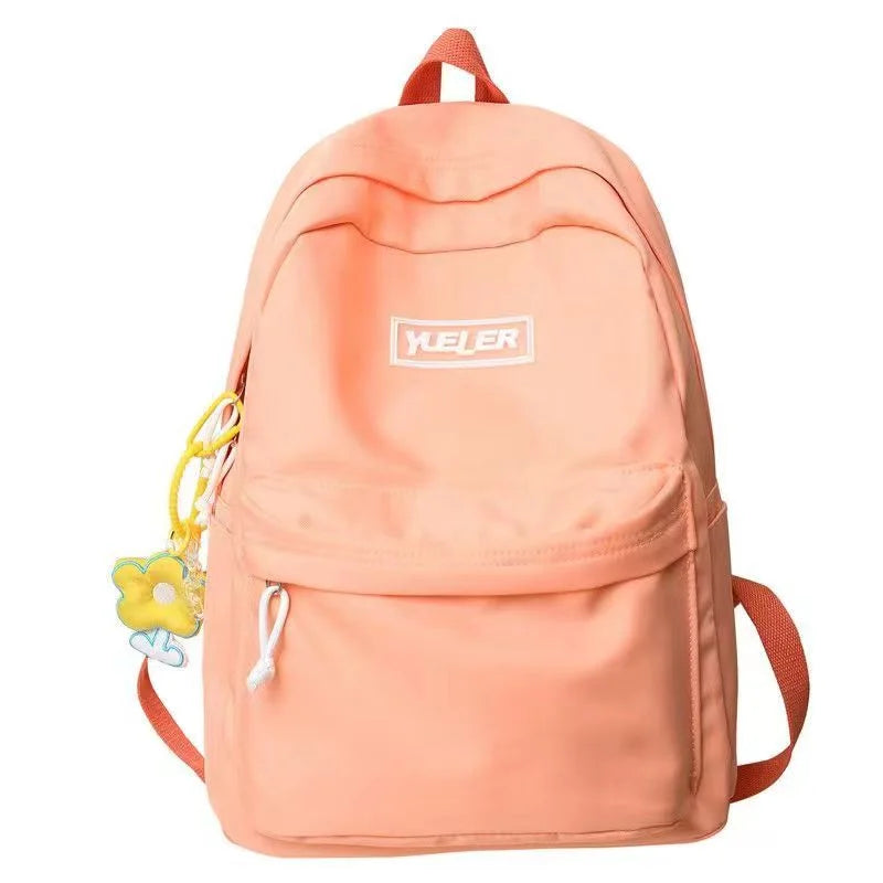 Double Zipper Women Boy Backpack Teenager Girls Laptop Backpack