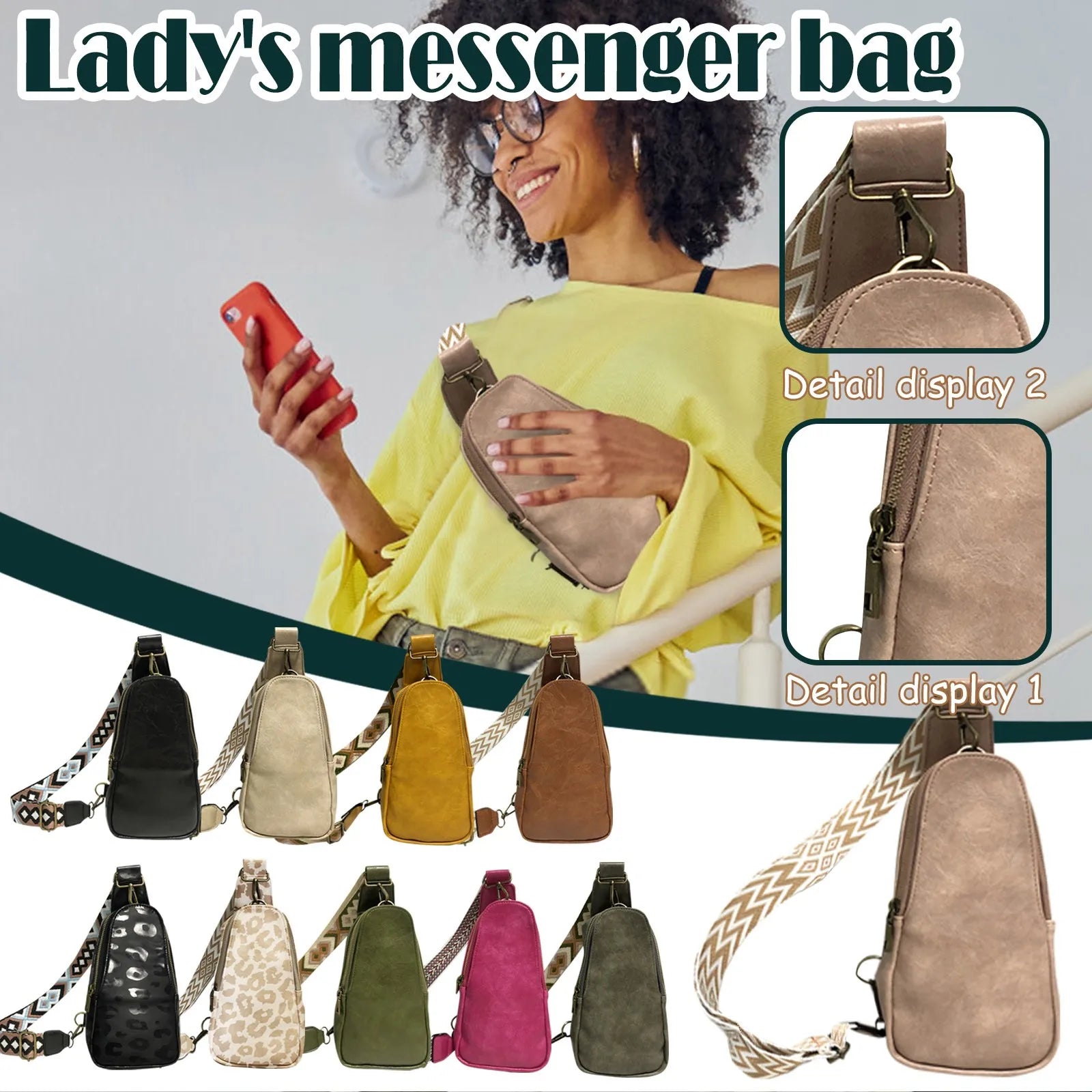 Fashion Women Crossbody Chest Bag for Short Trip