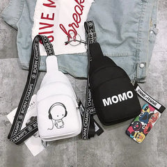Fashionable Women's Crossbody Chest Bag Young Girl's Shoulder Bag