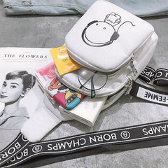 Fashionable Women's Crossbody Chest Bag Young Girl's Shoulder Bag