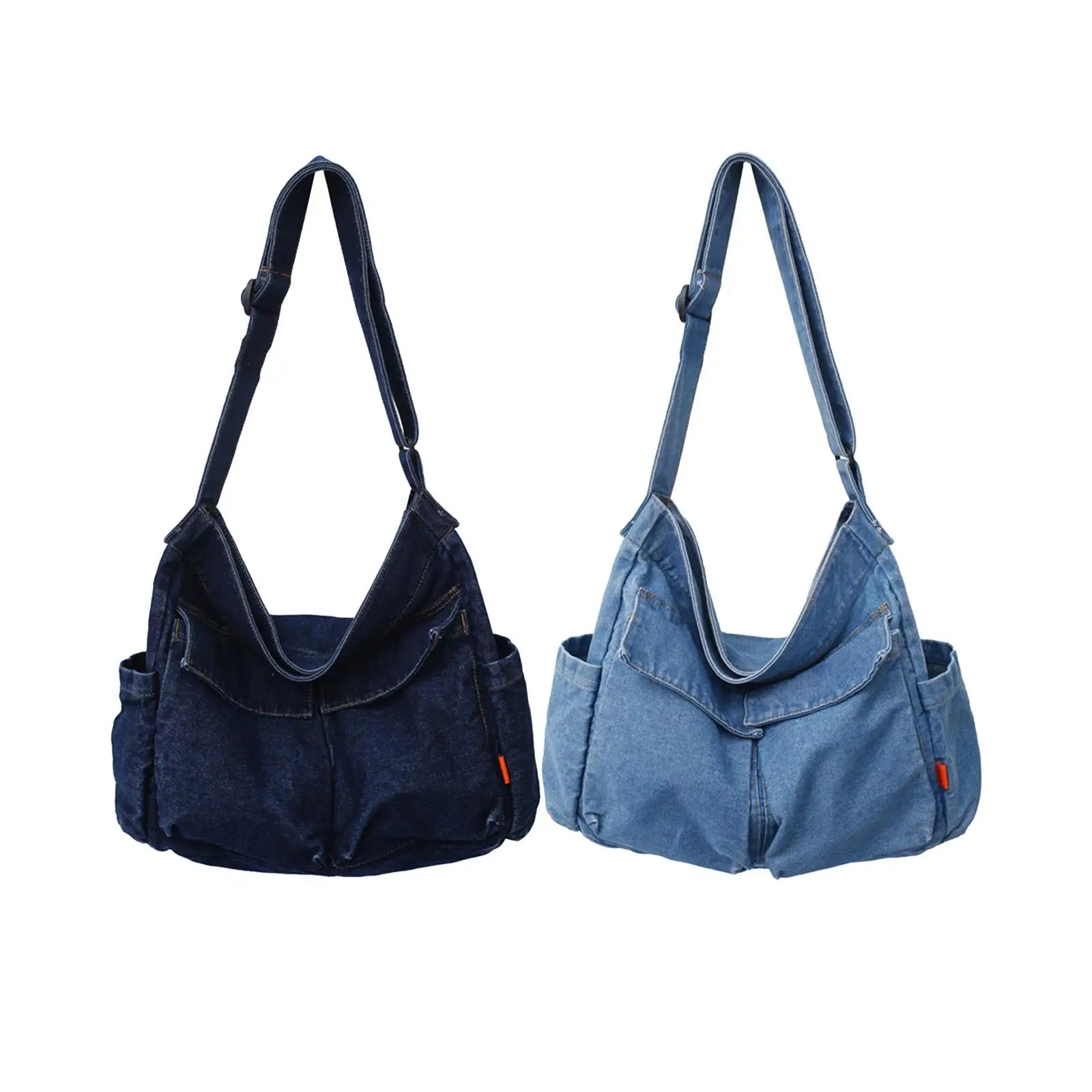Multifunction Hobo Bag Large Handbag Zipper Closure Adjustable Straps