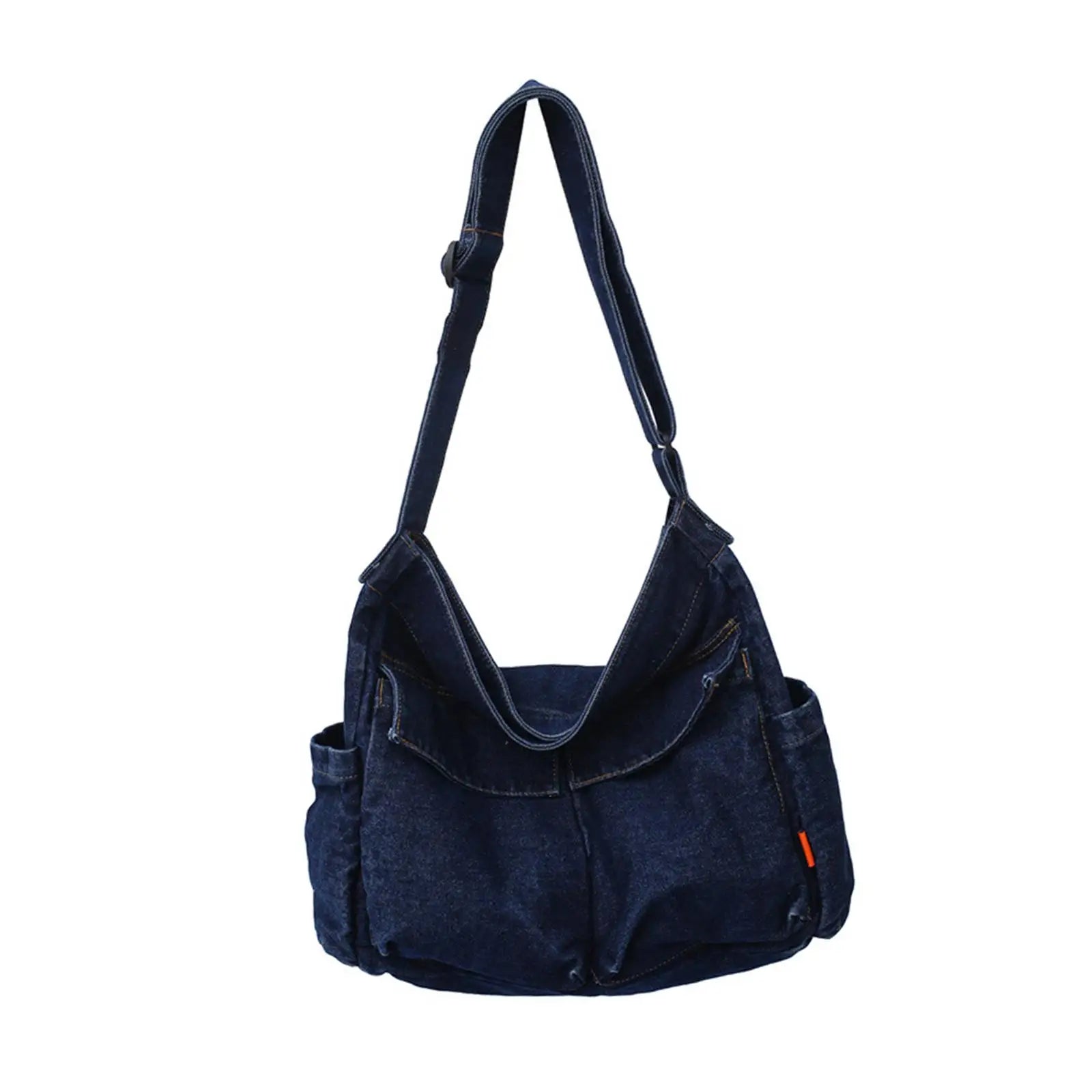 Multifunction Hobo Bag Large Handbag Zipper Closure Adjustable Straps