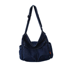 Multifunction Hobo Bag Large Handbag Zipper Closure Adjustable Straps