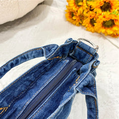 Denim Crossbody Bags with Pouch Tote Bag Casual Lightweight