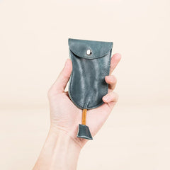 Mini Sweet Solid Basic Novelty Key Wallet Soft PU Leather Unisex