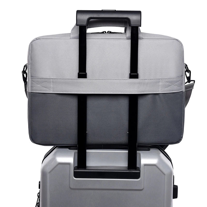 15.6 Inch Laptop Handbag Men Business Crossbody Bag