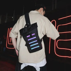Men Casual Chest Bag Waterproof Messenger Travel Sling Bag