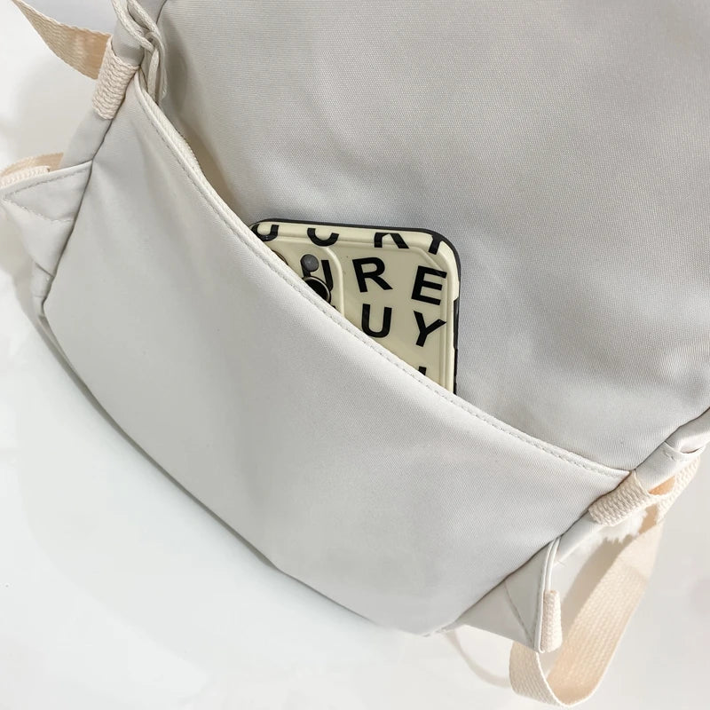 Nylon Women Backpack Small Travel Bag Mini Shoulder Bag Girls Schoolbag