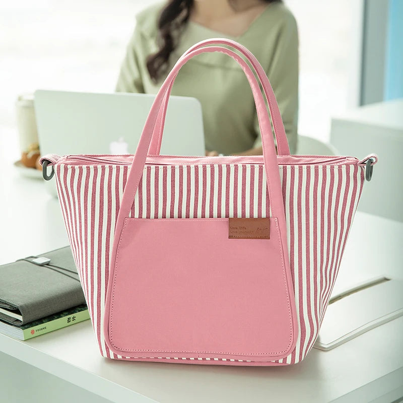Multi-Purpose Cooler Lunch Box Insulated Canvas Bag