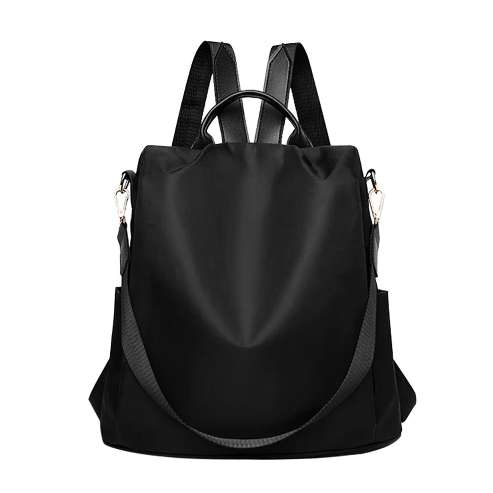 Multifunction Shoulders Backpack Women Oxford Cloth Travel School Bags