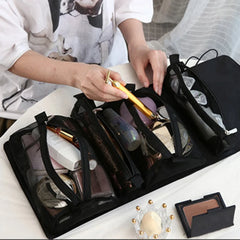 Multifunction Travel Cosmetic Bag Makeup Toiletries Organizer Waterproof Storage