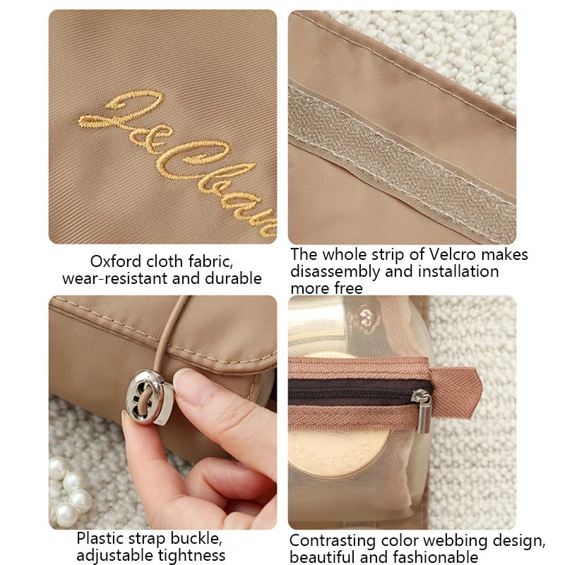 Multifunction Travel Cosmetic Bag Makeup Toiletries Organizer Waterproof Storage