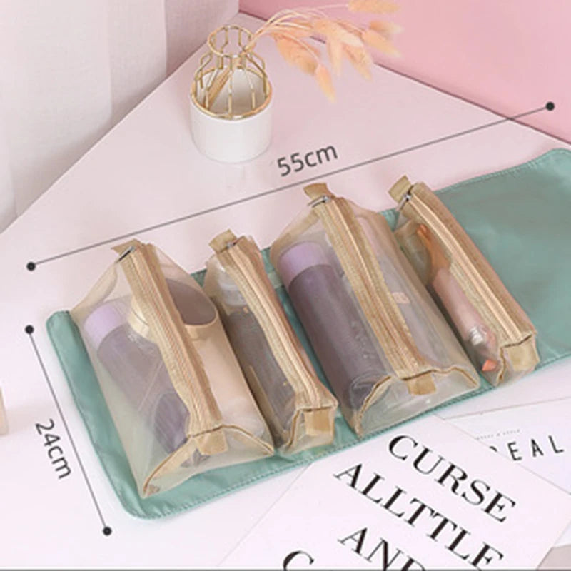Multifunction Travel Cosmetic Bag Makeup Toiletries Organizer Waterproof Storage