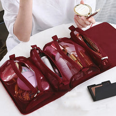 Multifunction Travel Cosmetic Bag Makeup Toiletries Organizer Waterproof Storage