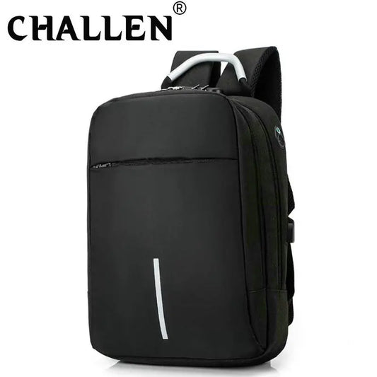 USB Charging Men Backpack Travel Mochila Anti Thief Backpack