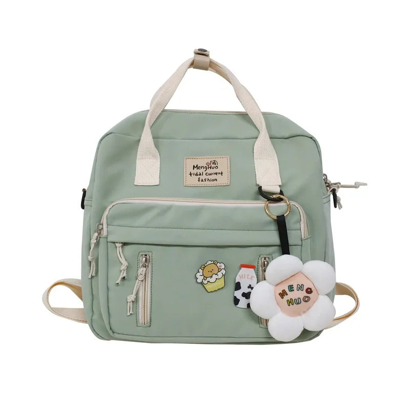 Portable School Backpack for Teenage Girls