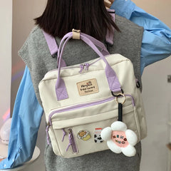 Portable School Backpack for Teenage Girls