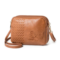 Women Embroidery Flower Handbag Lady Crossbody Shoulder Bags