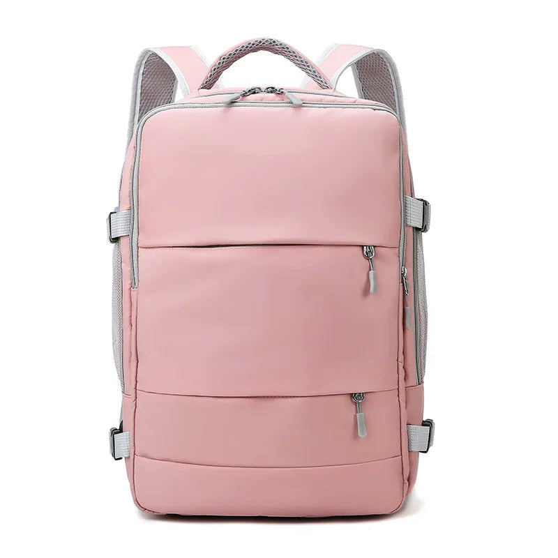 Waterproof Women Casual Daypack Laptop Bag with Luggage Strap