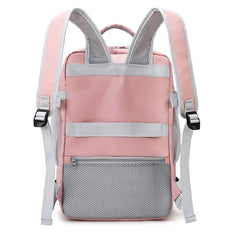 Waterproof Women Casual Daypack Laptop Bag with Luggage Strap