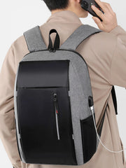 Men's Waterproof Shoulder Bag for School and Work