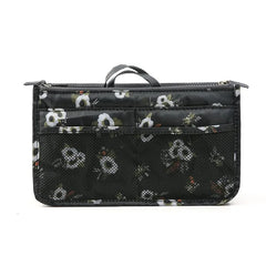 Nylon Double Zipper Travel Organizer Handbag Large Capacity Storage