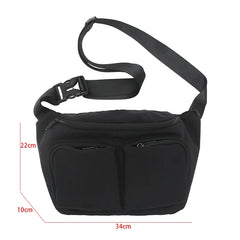 Multifunctional Crossbody Bag Waterproof Nylon Chest Bag Hip Phone Purse