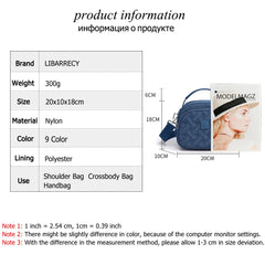 Multifunctional High Nylon Women Messenger Bag Spring Handbag
