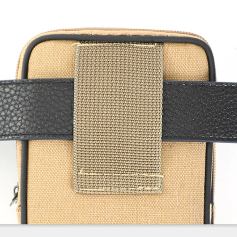 Multifunctional Waist Bag Men Wallet Purse Casual Large Phone Belt Bag