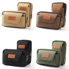 Multifunctional Waist Bag Men Wallet Purse Casual Large Phone Belt Bag