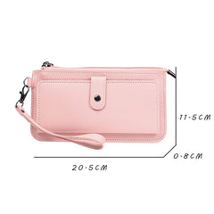 Multifunctional Women Wallet PU Leather Long Wallets Clutch Purse