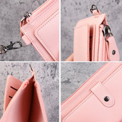 Multifunctional Women Wallet PU Leather Long Wallets Clutch Purse