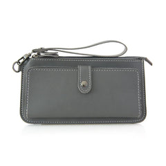 Women's PU Leather Long Wallet Multi-card Clutch Zipper Wallet