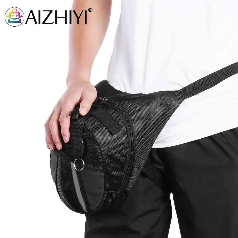 Men Drop Leg Belt Bag Waterproof Thigh Waist Fanny Pack