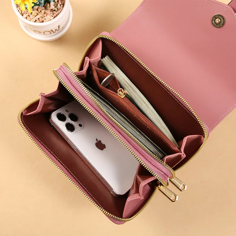 Multifunctional Phone Wallet Bag Women Crossbody Shoulder Bag