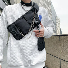 Outdoor Tactical Chest Waist Bag Hip Hop Motorcycle Phone Crossbody