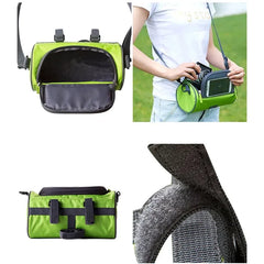 Travel Bag with Phone Holder, Waterproof Bicycle Storage Bag