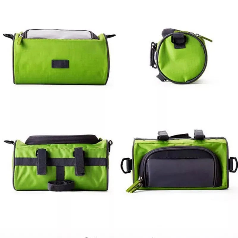 Travel Bag with Phone Holder, Waterproof Bicycle Storage Bag