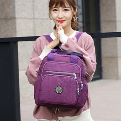 Outdoor Women Handbag Waterproof Tote Bag Nylon Shoulder Bag Large Capacity