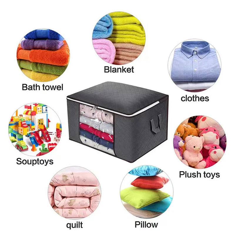 Quilt Storage Bag Household Blanket Clothing Storage Handbag