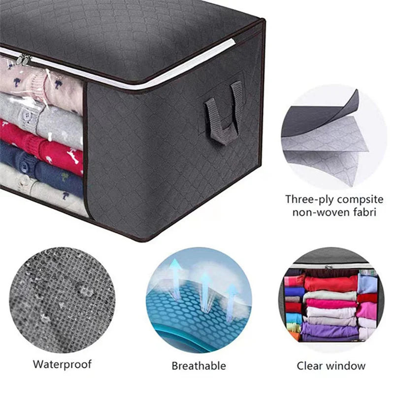 Quilt Storage Bag Household Blanket Clothing Storage Handbag