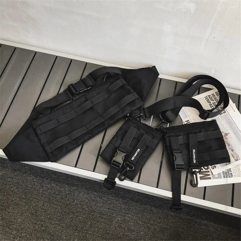 Tactical Crossbody Bag Harajuku Techwear Waterproof Waist Bag