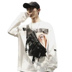 Tactical Crossbody Bag Harajuku Techwear Waterproof Waist Bag