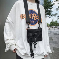 Tactical Crossbody Bag Harajuku Techwear Waterproof Waist Bag