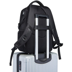 USB Charging Headphone Jack Men's Backpack Large Capacity Waterproof Schoolbag