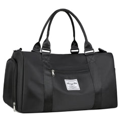 Weeks Travel Duffel Bag Waterproof Large Weekend Bag with Shoe Compartment