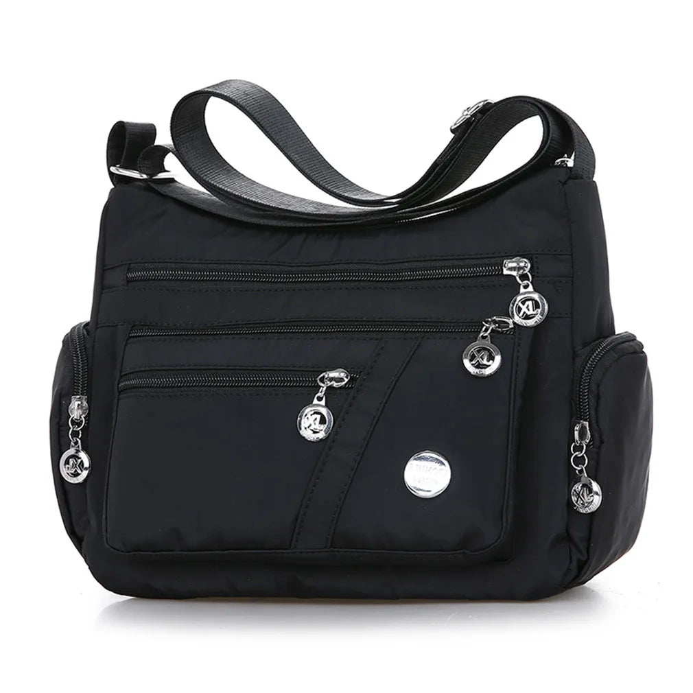 Women Crossbody Messenger Bag Waterproof Nylon Single Shoulder Pack