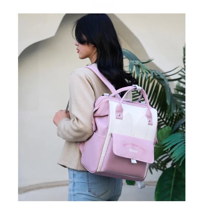 Multifunctional Mummy Bag Waterproof Large Capacity Portable Women Backpack
