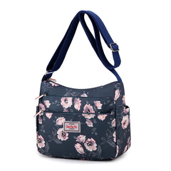 Nylon Messenger Bags Zipper Printed Ladies Crossbody Bag Vintage Bolsas