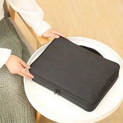 Multipocket Business Travel Bag Waterproof Document Storage Handbag